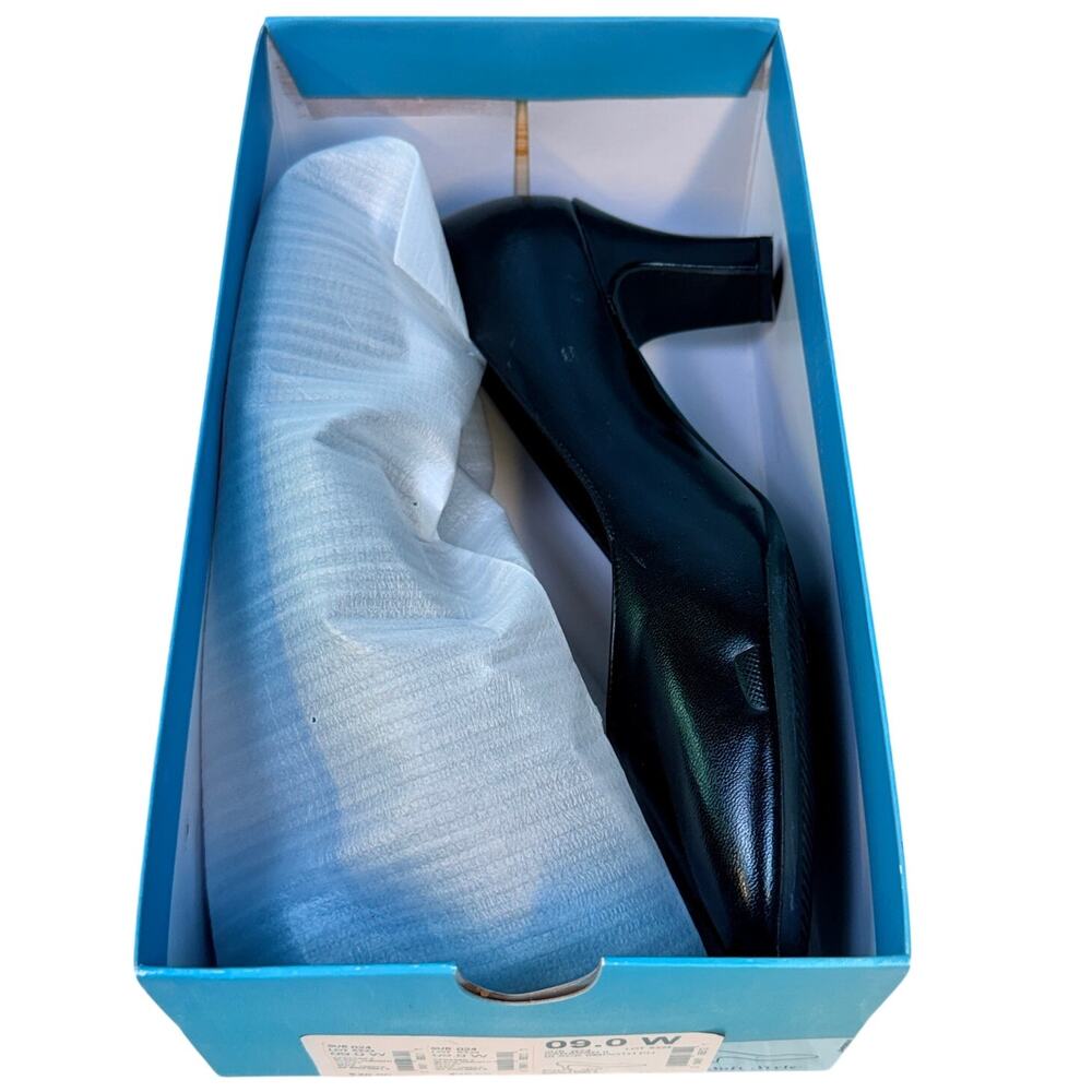 Hush Puppies Woman’s Soft Style Karanan II Black Smooth Sz 9W - Picture 9 of 10